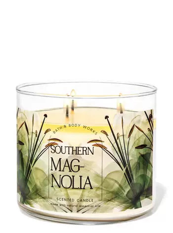 Bath & Body Works Southern Magnolia 3-Wick Candle