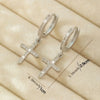 Elegant Criss Cross Charm Earrings