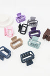 Medium Size Matte Rectangle Hair Claws