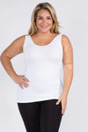 Yelete Women&#39;s Reversible V and U Neck Seamless Tank Top