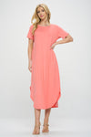 Women&#39;s Butter Soft Solid Colored Dress