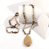 Boho Style Water Drop Pendant Necklace