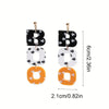 Halloween BOO Drop &amp; Dangle Earrings