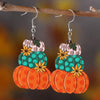 Thanksgiving Pumpkin Earrings