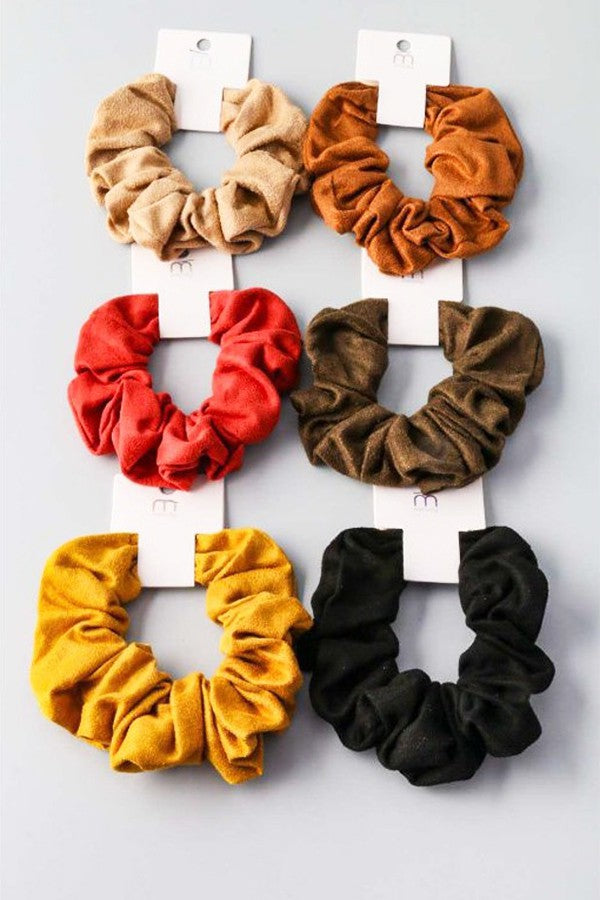Suede Scrunchies