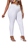Women&#39;s White Stretch Skinny Jeggings