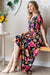 Women's Floral Maxi Wrap Dress