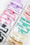 Extra Large Matte Rectangle Hair Claws