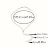Baroque Elegant French Vintage Imitation Pearl Long Tassel Y-Shaped Necklace