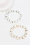 Pearl Stoneball Bead Bracelets