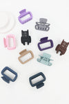 Medium Size Matte Rectangle Hair Claws