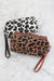 Rectangular Leopard Print Cosmetic Pouch