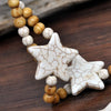 Vintage Simple Fringe Sweater Chain Pine Tree Necklace
