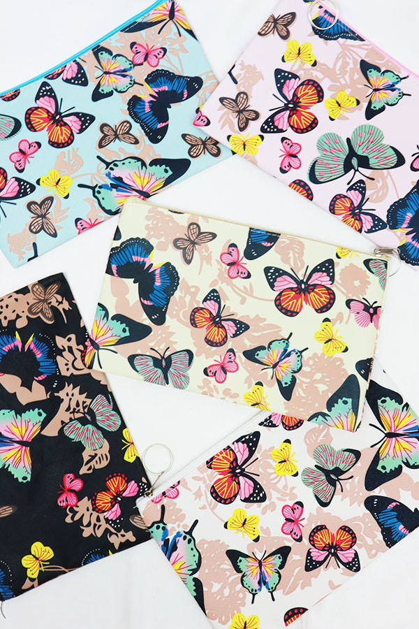 Women's Butterfly Cosmetic Pouch