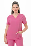 4-Way Stretch 6 Pocket V-Neck Jogger Medical Scrubs