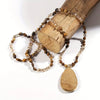 Boho Style Water Drop Pendant Necklace