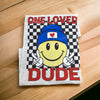 One Loved Dude Men&#39;s Grey Valentine&#39;s T-Shirts