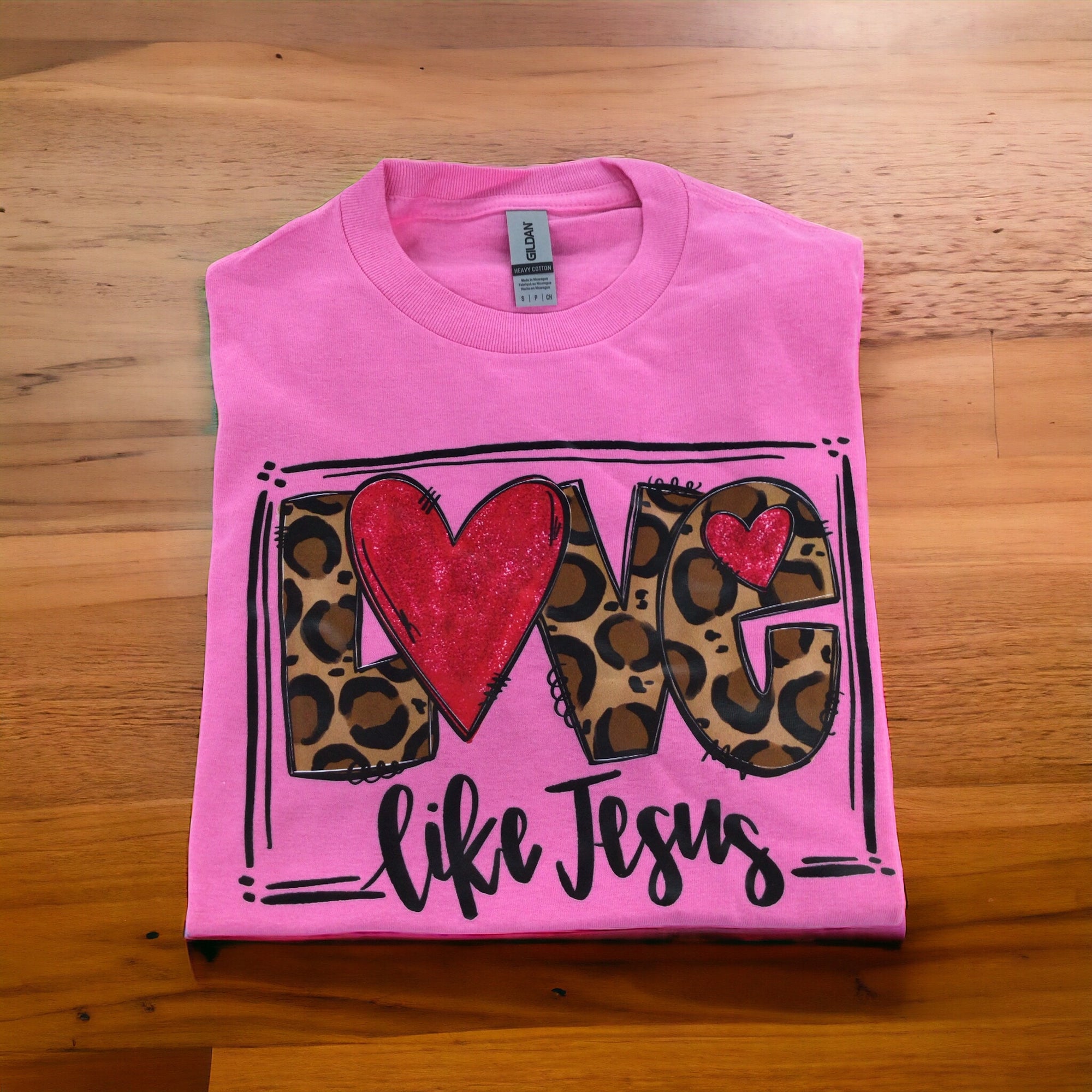 Love Like Jesus Women's Valentine's Christian T-Shirts