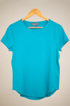 Women&#39;s Crew Neck Hi-Lo Hem Tee