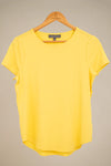 Women&#39;s Crew Neck Hi-Lo Hem Tee