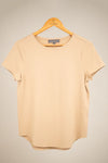 Women&#39;s Crew Neck Hi-Lo Hem Tee