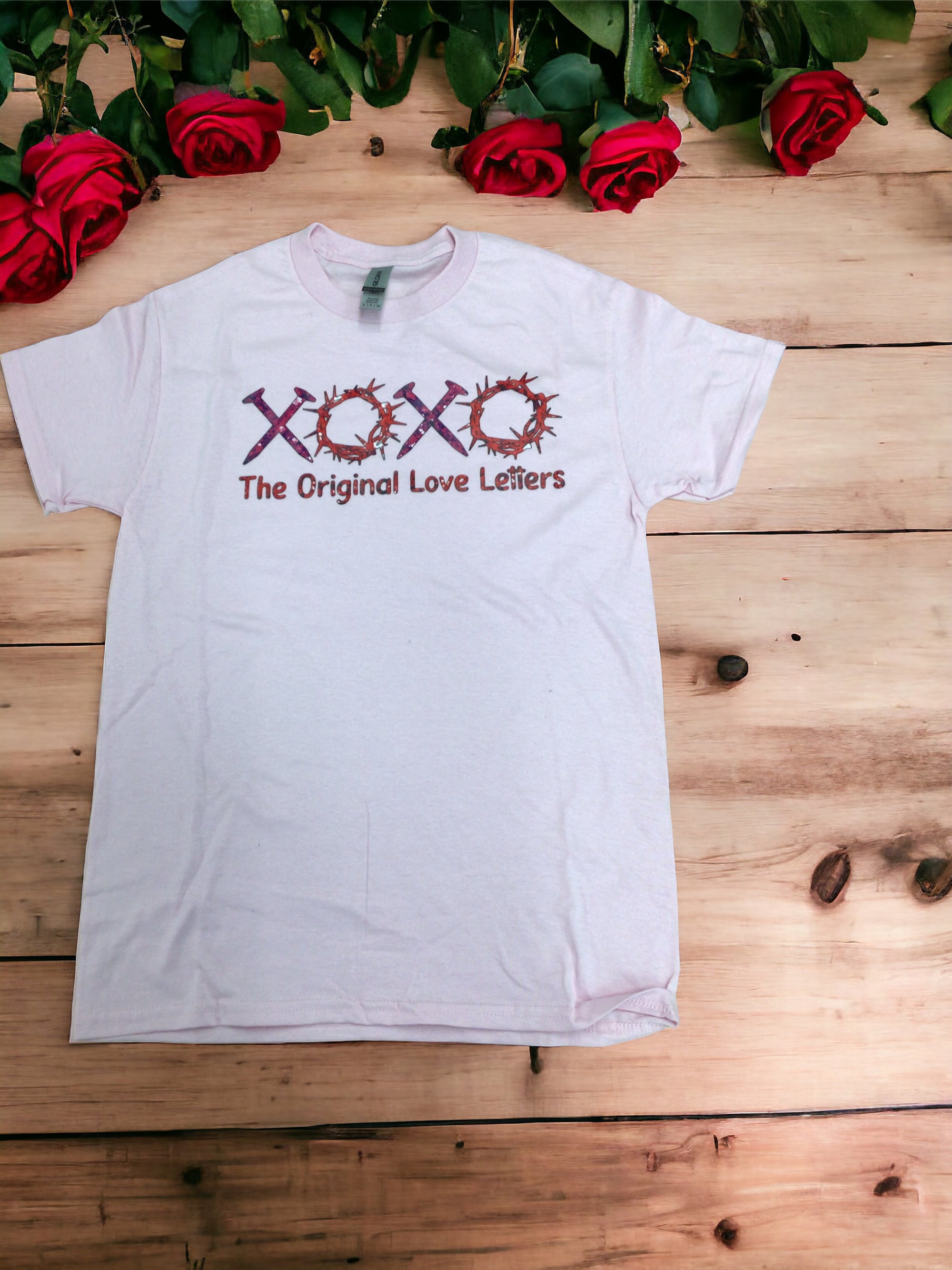 XOXO The Original Love Letters Women's Valentine's Christian T-Shirts