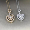 925 Silver Plated Heart Necklace