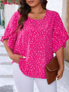 Women&#39;s Polka Dot Print Blouse