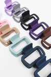 Medium Size Matte Rectangle Hair Claws