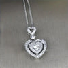 925 Silver Plated Heart Necklace