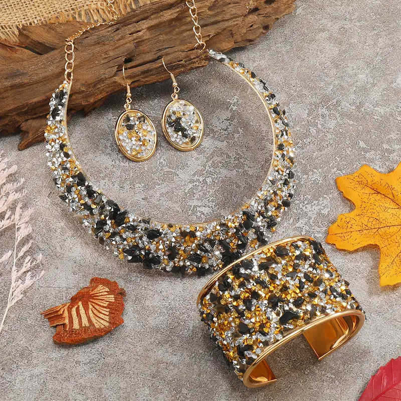 22K Gold Plated Jewelry Set
