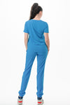 4-Way Stretch 6 Pocket V-Neck Jogger Medical Scrubs