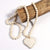 Heart Shaped Stone Beads Pendant Necklace