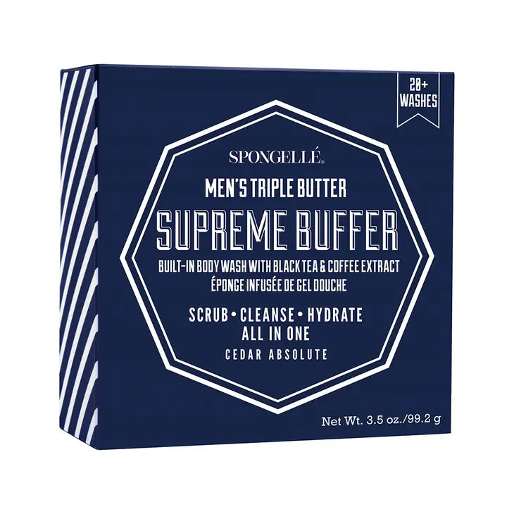 Men's Spongellé Buffers With Built in Body Wash 20+ Washes